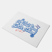 De wereld staat achter Israël, en ik steun Israël  Deurmat (Schuin)