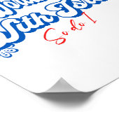 De wereld staat achter Israël, en ik steun Israël Poster (Hoek)