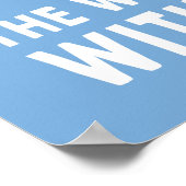 De wereld staat met Oekraïne Poster (Hoek)