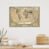 De wereld - Tanezrouft Poster (Keuken)