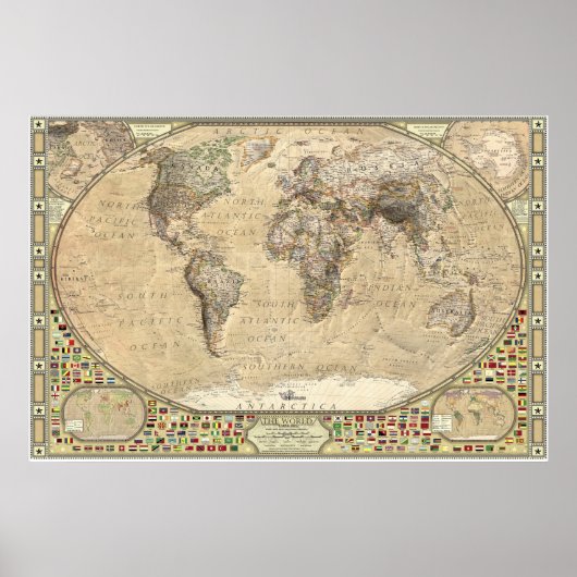 De wereld - Tanezrouft Poster (Voorkant)