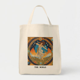 DE WERELD - TAROT KAART TOTE BAG