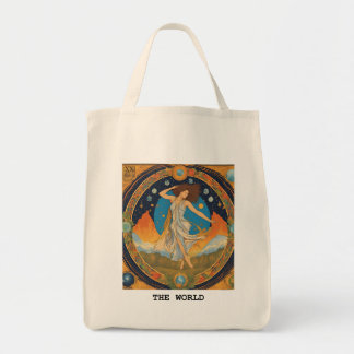 DE WERELD - TAROT KAART TOTE BAG