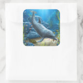 De wereld van de Dolfijn Sticker (Tas)