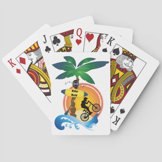 De wereld van de gisting pokerkaarten (Achterkant)