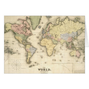 De wereld van de Mercator-projectie 1840