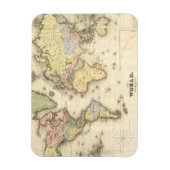 De wereld van de Mercator-projectie | 1840 Magneet (Verticaal)
