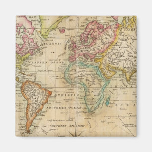 De wereld van de Mercator-projectie Magneet
