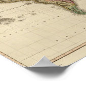 De wereld van de Mercator-projectie Poster (Hoek)