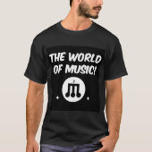 De wereld van de muziek t-shirt (Voorkant)