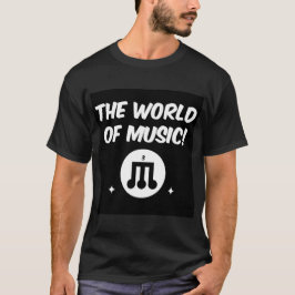 De wereld van de muziek t-shirt