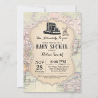 De Wereld van de Reizen van de Kaart van de Uitnod