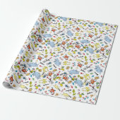 De wereld van Dr. Seuss-patroon Cadeaupapier (Uitgerold)