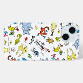 De wereld van Dr. Seuss-patroon Case-Mate iPhone Case (Achterkant (horizontaal))