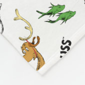 De wereld van Dr. Seuss-patroon Fleece Deken (Hoek)