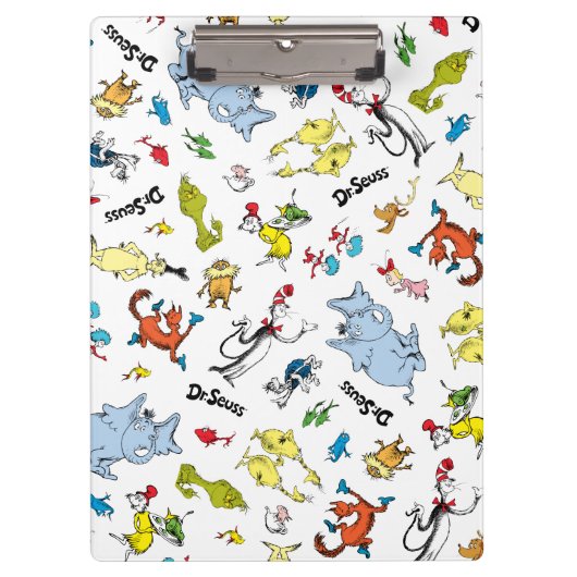De wereld van Dr. Seuss-patroon Klembord (Voorkant)