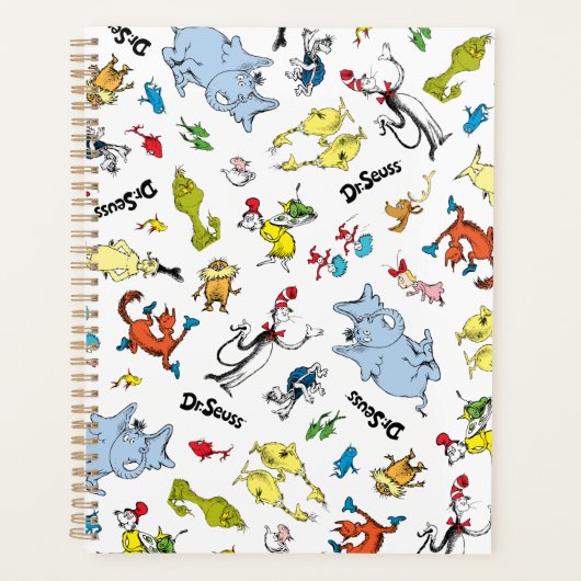 De wereld van Dr. Seuss-patroon Planner (Voorkant)