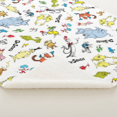 De wereld van Dr. Seuss-patroon Sherpa Deken (3/4)