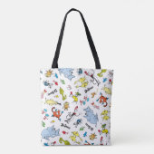 De wereld van Dr. Seuss-patroon Tote Bag (Achterkant)