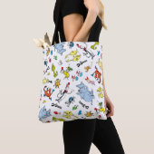 De wereld van Dr. Seuss-patroon Tote Bag (Dichtbij)