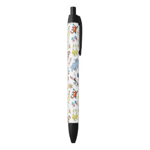 De wereld van Dr. Seuss-patroon Zwarte Inkt Pen
