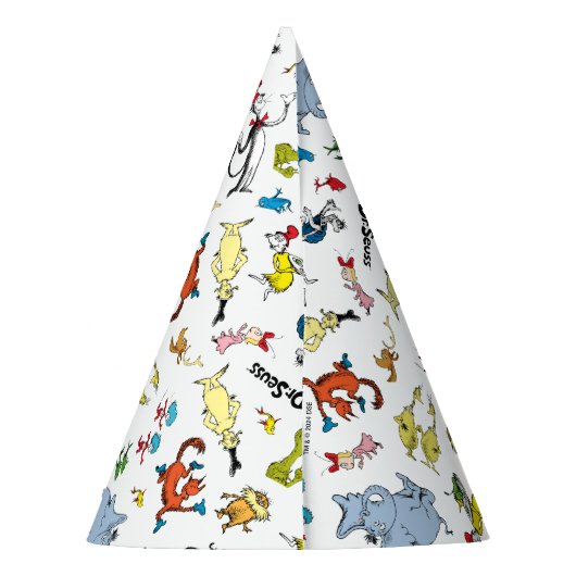 De wereld van Dr. Seuss Pattern Feesthoedjes (Achterkant)