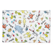 De wereld van Dr. Seuss Pattern Kussensloop (Achterkant-Links)