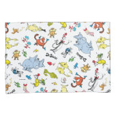 De wereld van Dr. Seuss Pattern Kussensloop (Voorkant-Rechts)
