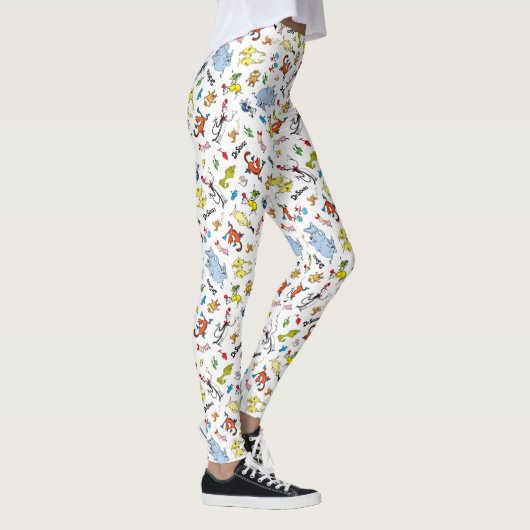De wereld van Dr. Seuss Pattern Leggings (Rechts)