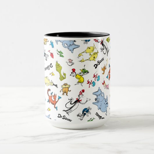 De wereld van Dr. Seuss Pattern Mok (Midden)