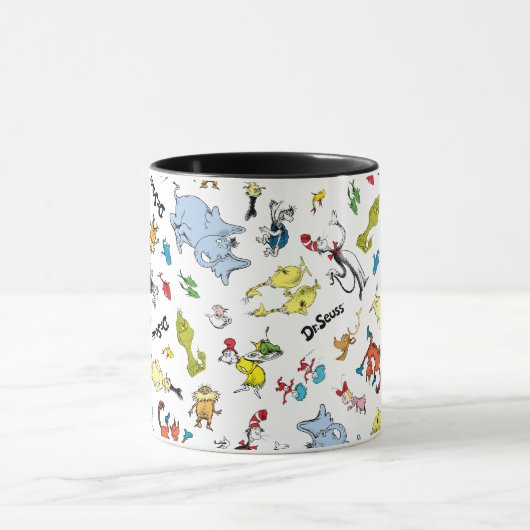 De wereld van Dr. Seuss Pattern Mok (Midden)