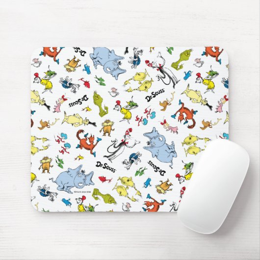 De wereld van Dr. Seuss Pattern Muismat (Met muis)