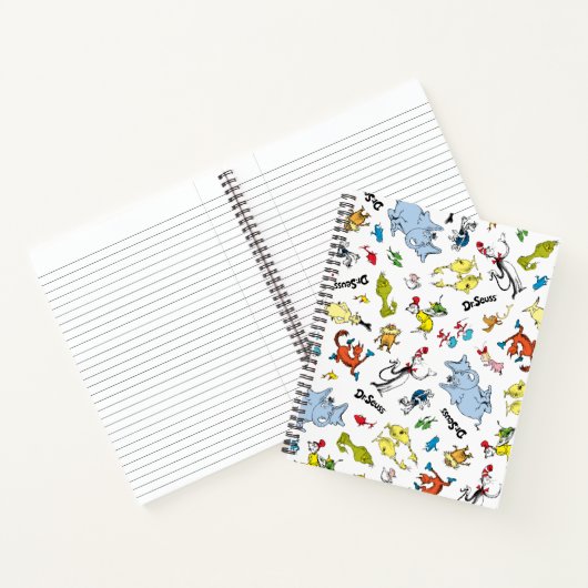 De wereld van Dr. Seuss Pattern Notitieboek (Binnen)