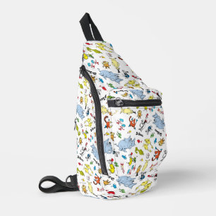 De wereld van Dr. Seuss Pattern Sling Bag