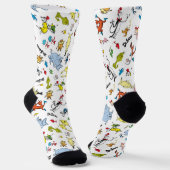 De wereld van Dr. Seuss Pattern Sokken (Gebogen)