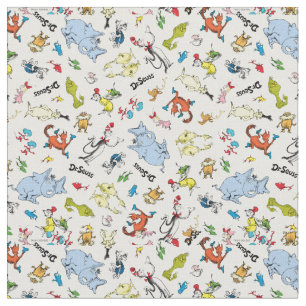 De wereld van Dr. Seuss Pattern Stof