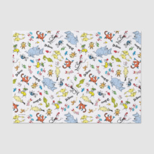 De wereld van Dr. Seuss Pattern Tissuepapier
