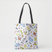 De wereld van Dr. Seuss Pattern Tote Bag (Voorkant)