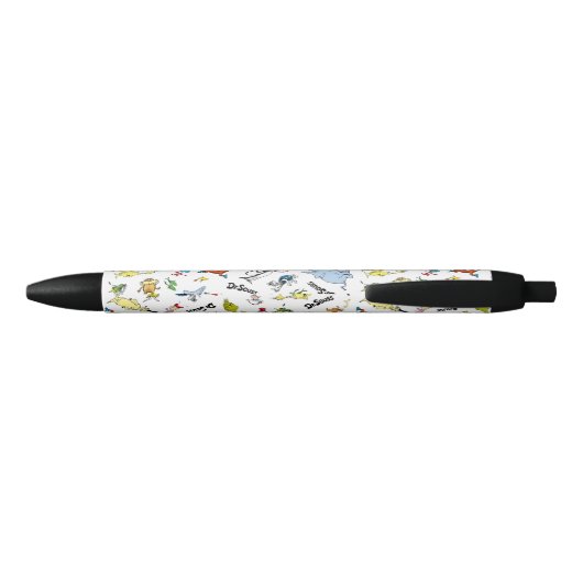 De wereld van Dr. Seuss Pattern Zwarte Inkt Pen (Achterkant)