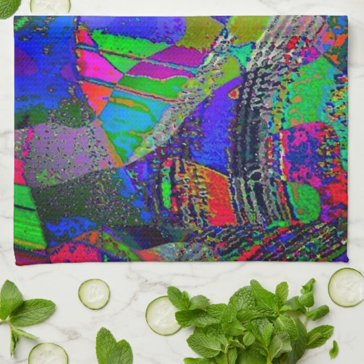 "De Wereld Van Een Engel's Uitzicht" Keukendoeken Theedoek (Gevouwen)