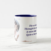 De wereld van een kind tweekleurige koffiemok (Center)