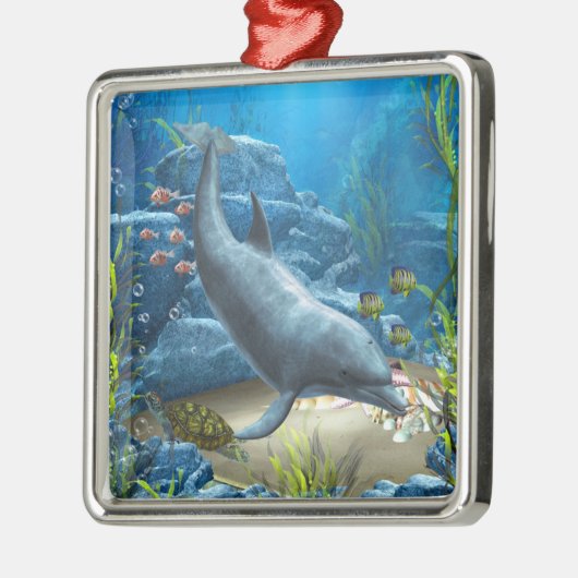 De wereld van het Dolfijn Ornament (Links)