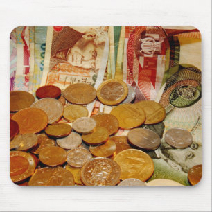 De wereld van het geld muismat