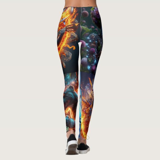 De wereld van Kaos Tights Leggings (Achterkant)