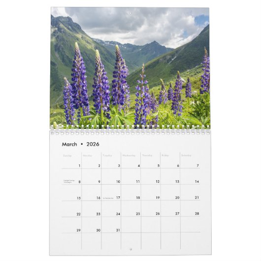 De wereld van Lupines Kalender (Mar 2026)