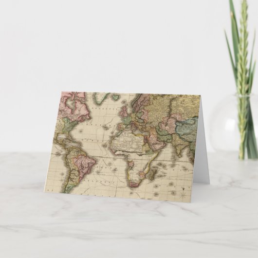 De wereld van Mercator Feestdagen Kaart (Voorkant)