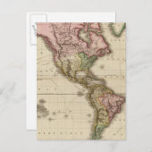 De wereld van Mercator, western deel Briefkaart (Voorkant / Achterkant)