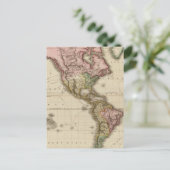 De wereld van Mercator, western deel Briefkaart (Staand voorkant)