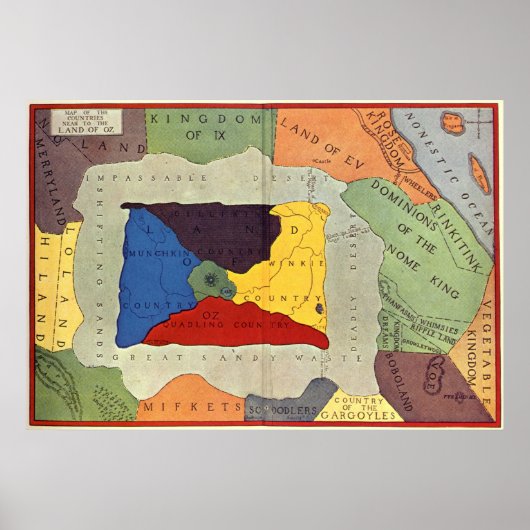 De wereld van Oz Poster (Voorkant)