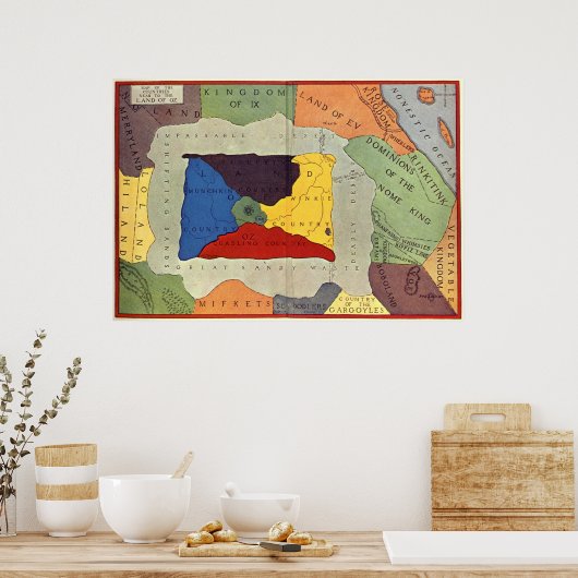 De wereld van Oz Poster (Keuken)